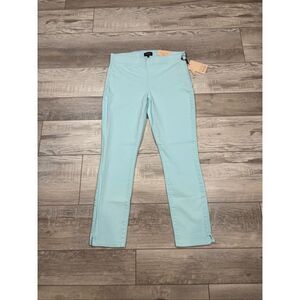 NYDJ lift tuck technology pull-on ankle pants aqua size 6